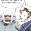 Sourya a dessiné le Docteur Robotnik de Sonic et Cid de Final Fantasy 7 en train de discuter