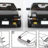 Phares rétractables Truen AE 86 Initial D