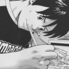 Fushimi au travail sur son dernier manga