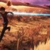 Kirito court pour arriver au premier village en espérant devancer les autres joueurs après l'annonce des nouvelles règles de Sword Art Online