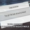 Kirito a gagné le bonus d'attaque final du boss de premier niveau