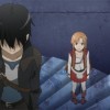 Asuna vient demander à Kirito son nom avant de le laisser explorer le deuxième niveau