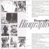 Page biographie de l'auteur Kentaro Miura dans l'artbook Berserk Illustration file