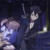 Kirito réconforte Silica après la mort de Pina