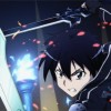 Kirito et ses 2 épées face au boss du niveau 74