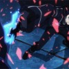 Kirito se bat contre le boss du niveau 74 avec sa technique à 2 épées