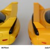 comparaison arrière de la version AUTOart et Jada Toys de la RX-7 d'Initial D