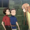 Asuna et les orphelins qu'elle a sauvés de l'Armée
