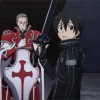 Kirito salue Asuna avant de combattre Heathcliff