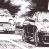 Nagato et sa GT-R affronte Takumi - Initial D