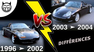 Boxster comparaison Phase 1 et Phase 2