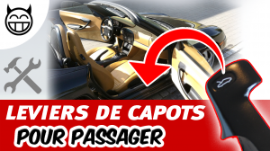 Boxster 986 poignée levier de capot de coffre