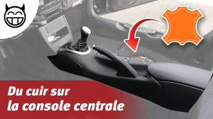 Boxster Console centrale cuir Porsche