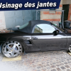 Porsche Boxster sur rail - usiner les jantes