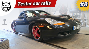 Porsche Boxster sur rails - tester