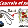 galets tendeurs et courroie Boxster 986