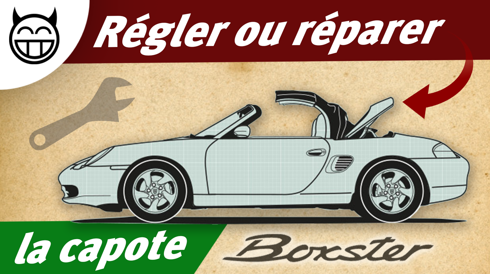 Bras / Charnière Droite De Capote Porsche Boxster 986 - Référence Porsche 98656155201 - Occasion
