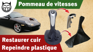 Soufflet levier vitesse pommeau - Boxster 986