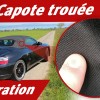 Capote réparer un trou - Boxster 986