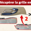 Boxster 986 Panneau porte grille enceinte