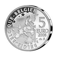 Photo d'une pièce de monnaie officielle des Schtroumpfs