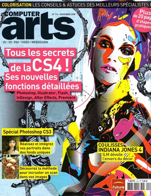 Computer Arts n°116 Couverture Novembre 2008