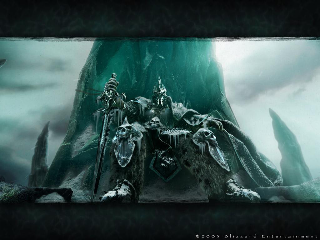 Image d'Arthas devenu Roi Lich