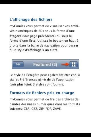 My Comics : Lire ses bandes dessinées sur un iPhone