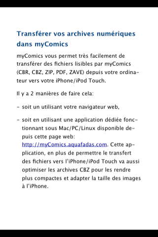 My Comics : Lire ses bandes dessinées sur un iPhone