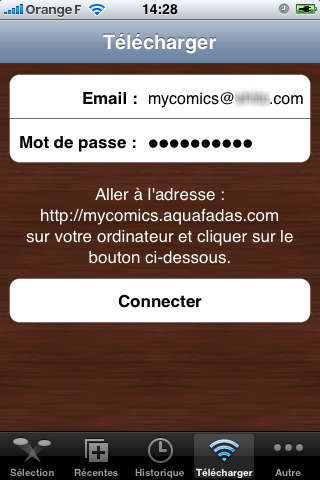 My Comics : Lire ses bandes dessinées sur un iPhone