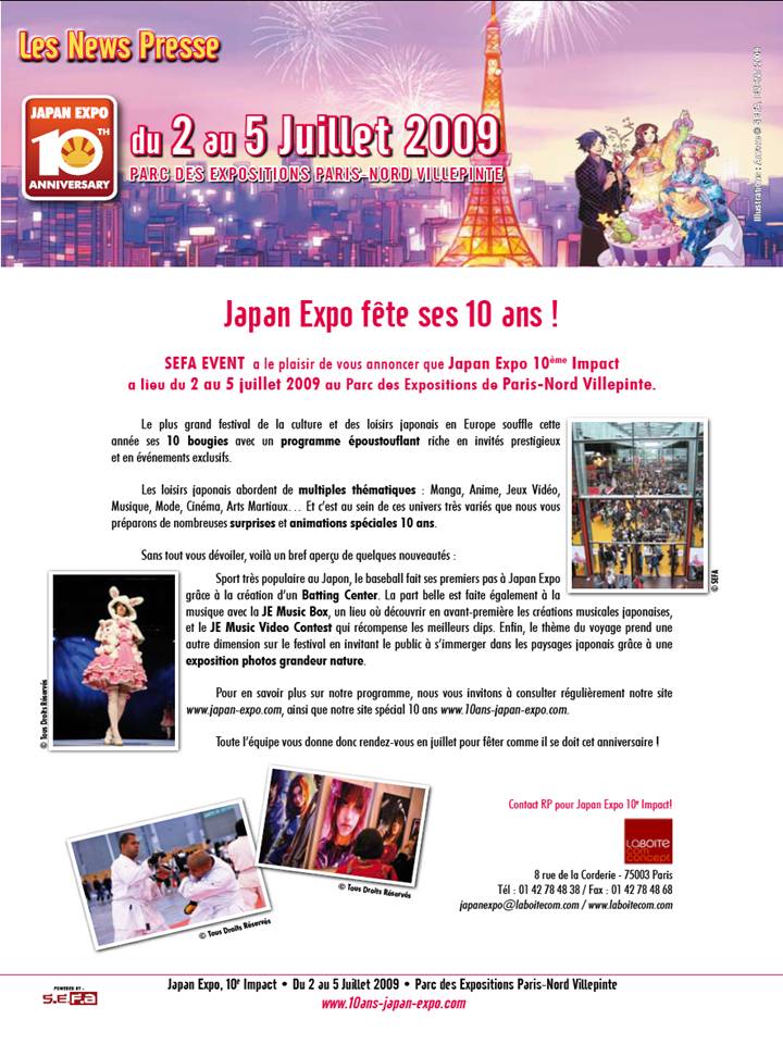 Japan Expo 10 ans