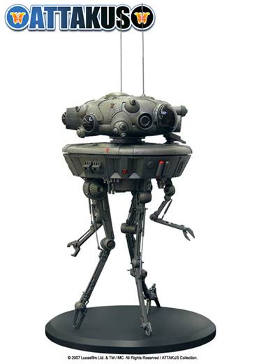 Figurine Probe Droid Star Wars de chez Attakus