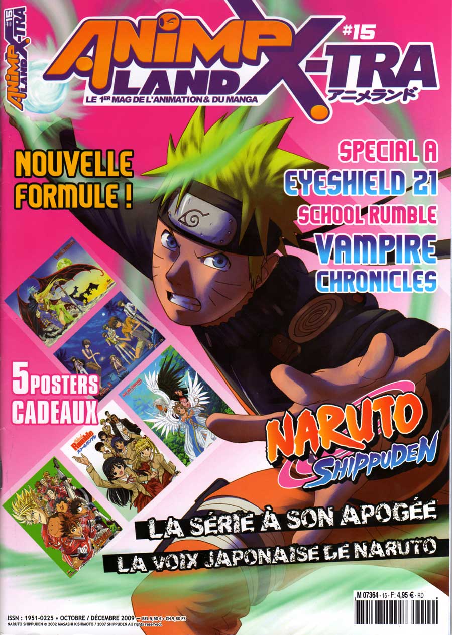 Couverture de l'Animeland X-Tra N°15