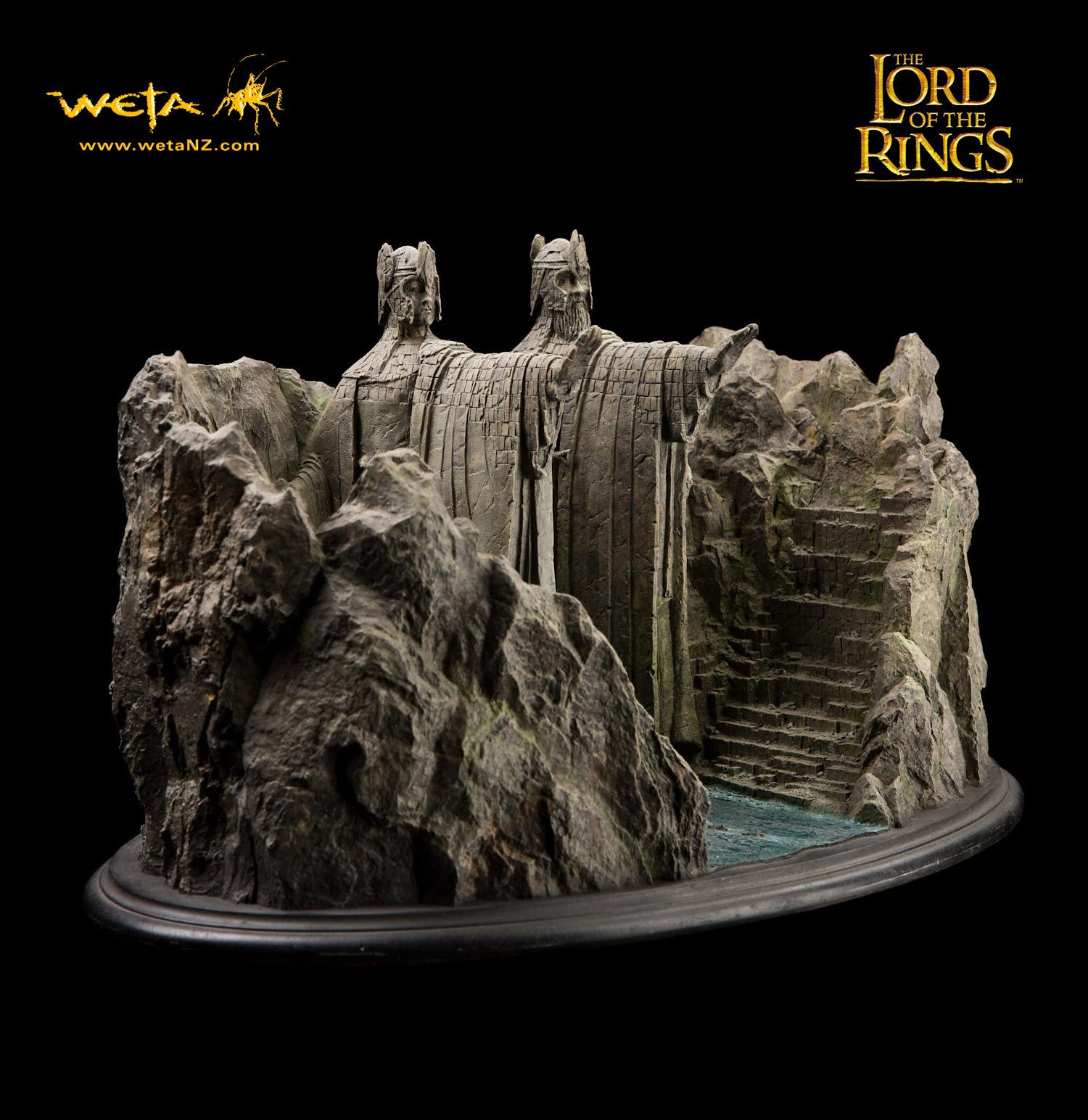 Figurine d'Argonath (Seigneur des Anneaux) par Weta