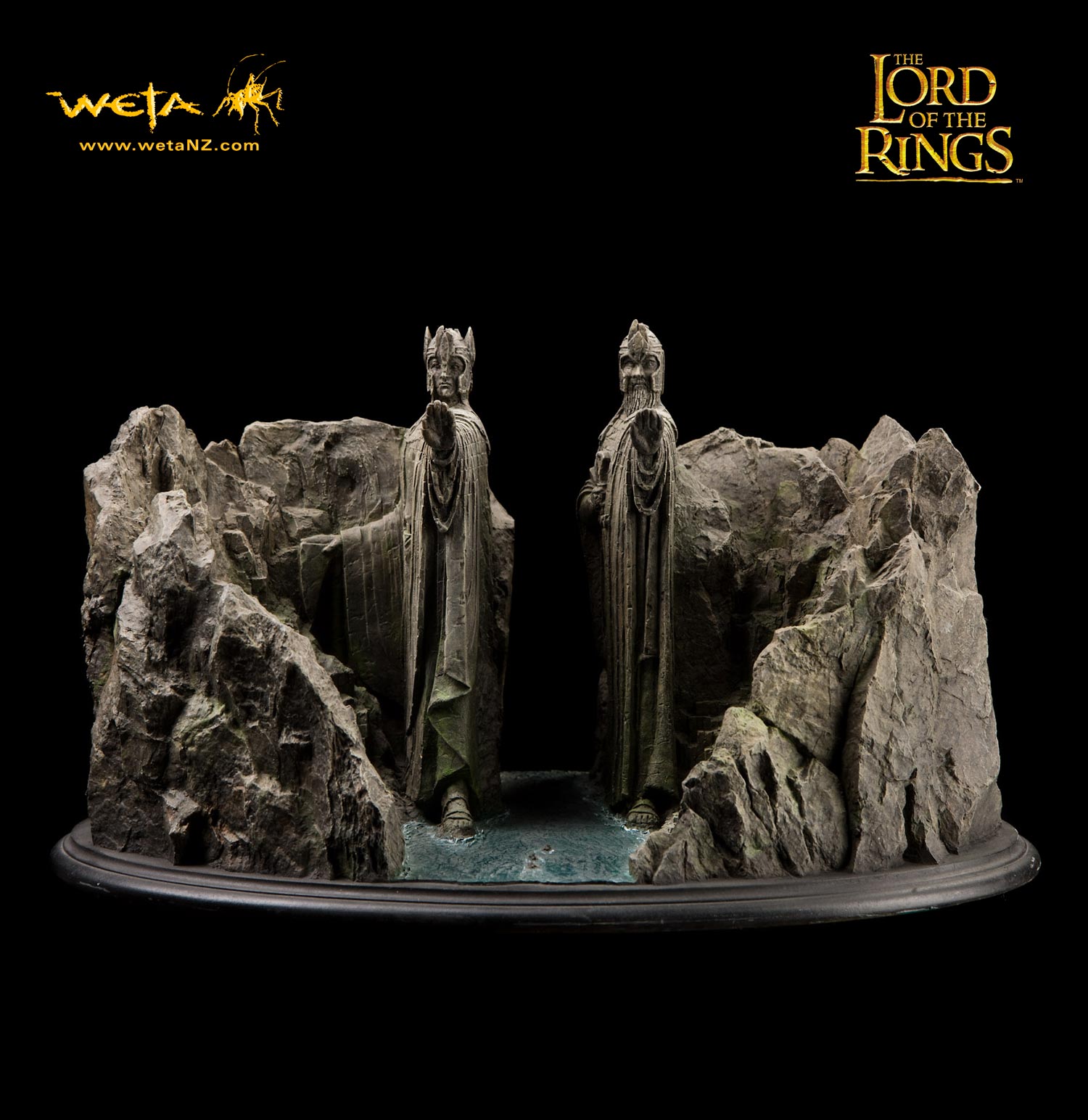 Figurine d'Argonath (Seigneur des Anneaux) par Weta