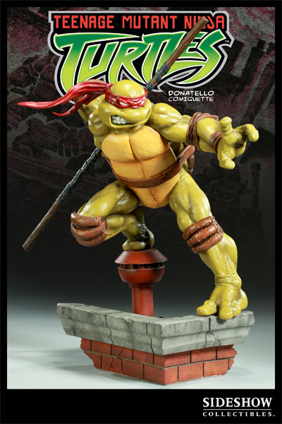 Photo d'une figurine Sideshow Collectibles de Donatello des Tortues Ninja