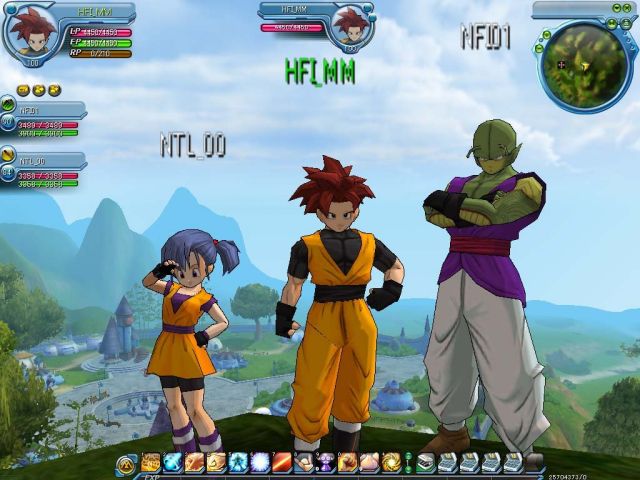 Capture du jeu dragon ball online