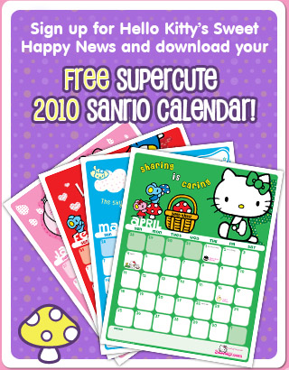 Hello Kitty Calendrier