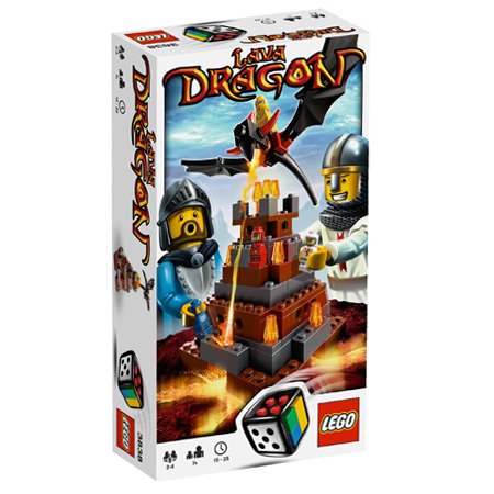 Boite du jeu lava Dragon de Légo