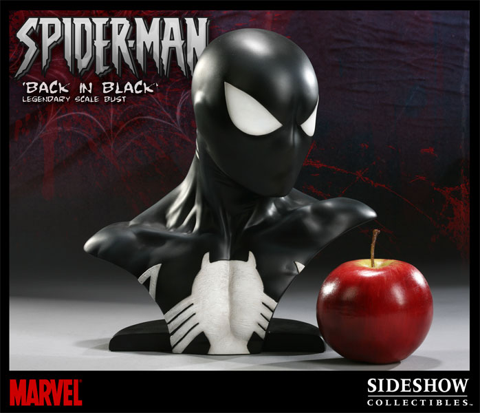 Buste Black Spiderman (Sideshow collectibles)