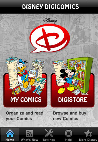 Interface de Digicomics