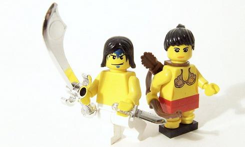 Les héros du film Prince of Persia en Lego