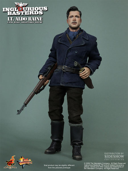 Figurine d'Inglorious Basters représentant Brad Pitt