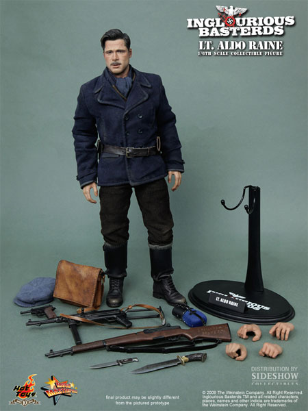 Figurine d'Inglorious Basters représentant Brad Pitt