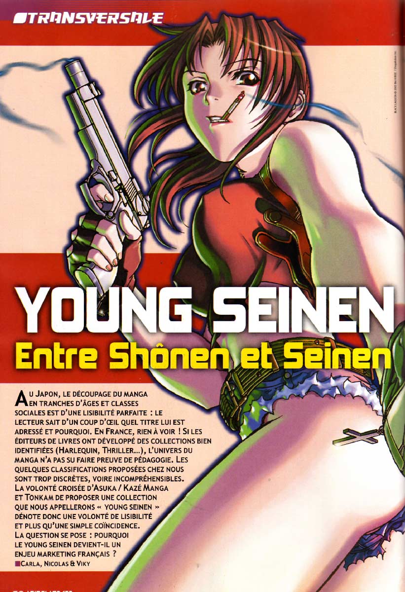 Le Young Seinen (Animeland n°158 page 52)