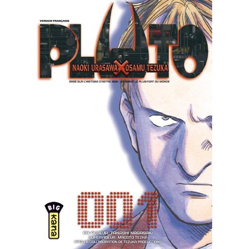 Couverture du tome 1 de Pluto de Naoki Urasawa