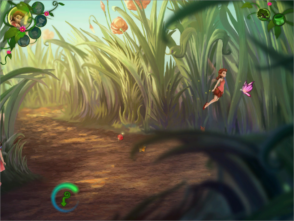 Capture d'écran du jeu vidéo les aventures de la Fée Clochette
