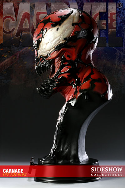 Photo du buste Carnage (Spider man) par Sideshow Collectibles