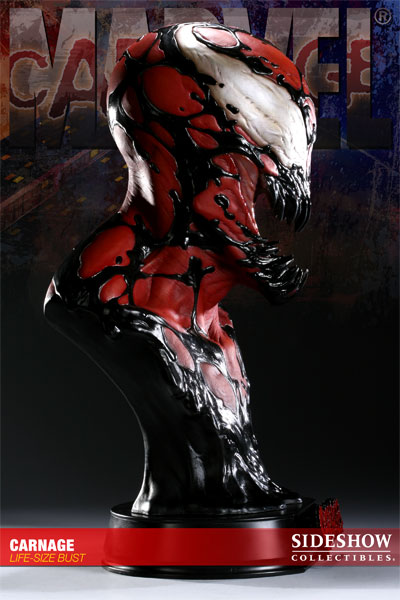 Photo du buste Carnage (Spider man) par Sideshow Collectibles