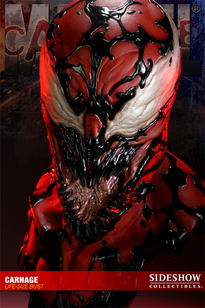 Photo du buste Carnage (Spider man) par Sideshow Collectibles